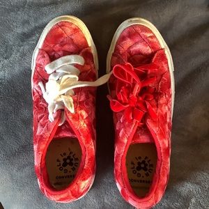 Red, quilted GOLF le FLEUR, womens Size 4